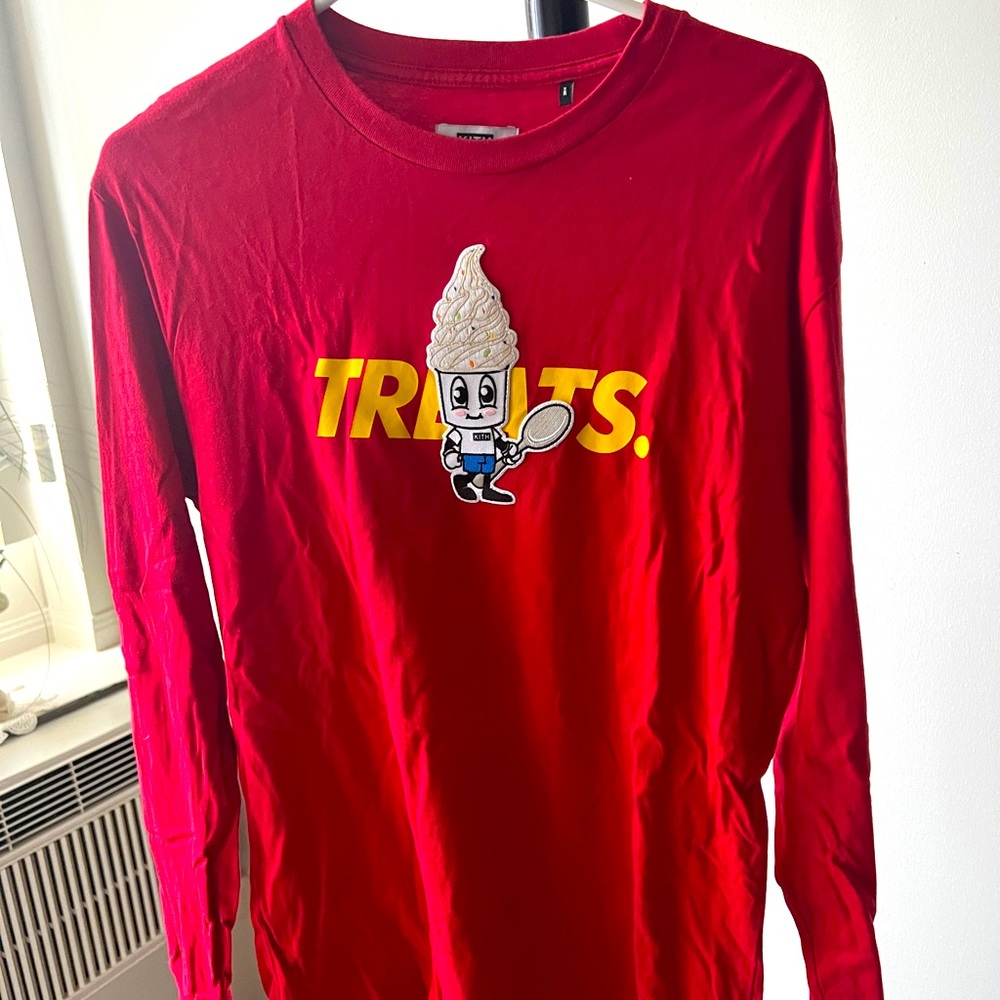 KITH Treats Red Long Sleeve shirt